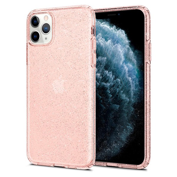  Spigen Liquid Crystal Glitter Rose Quartz  iPhone 11 Pro   077CS27230