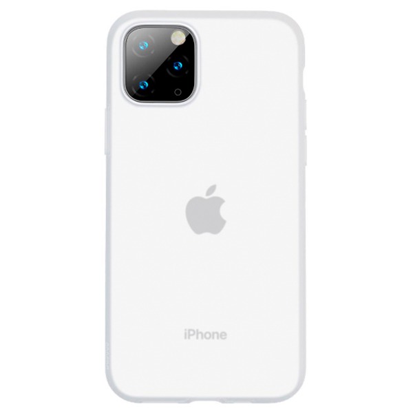  Baseus Jelly Liquid Silica Gel Transparent White  iPhone 11 Pro - WIAPIPH58S-GD02