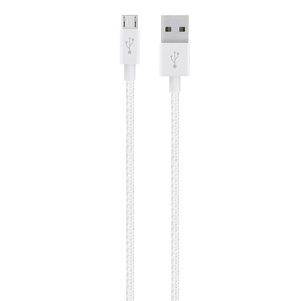  Belkin MIXIT Metallic Micro USB to USB Cable 1,2  White  F2CU021bt04-WHT