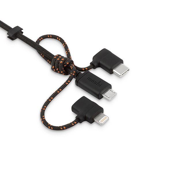   Moshi Lightning/USB-C/Micro USB to USB Charging Cable 1  Metro Black  99MO023047