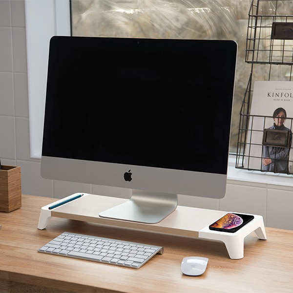     XtremeMac Wooden Stand With Wireless Charging 2A  / / XWH-WST-03