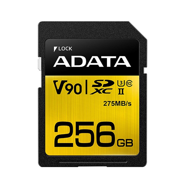   ADATA Premier ONE SDXC 256GB Class 10/UHS-II/U3/275/c ASDX256GUII3CL10-C