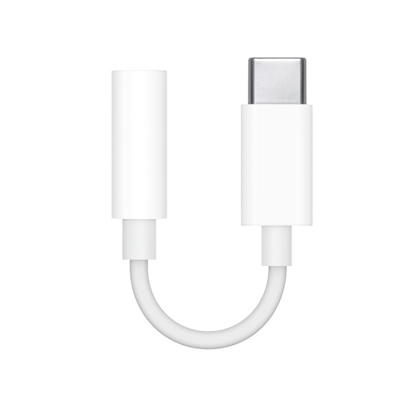  Apple USB Type-C - Mini Jack 3.5 White  MU7E2ZM/A