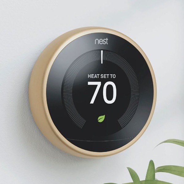   Nest Learning Thermostat 3.0 Brass  T3032US