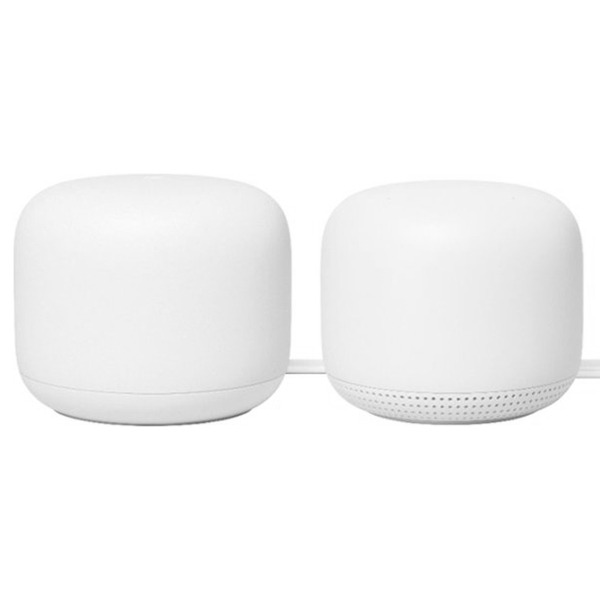   +   Google Nest WiFi Mesh Router and Point (2-Pack) Snow  GA00822