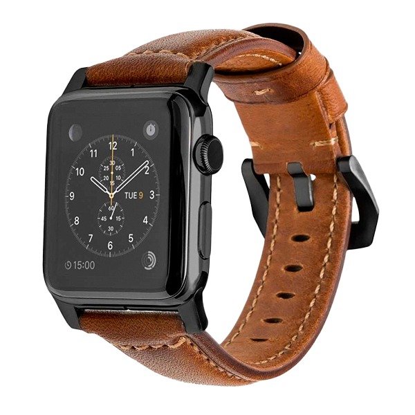   Nomad Traditional Strap Brown/Black  Apple Watch 38/40  / NM1A3RBT00