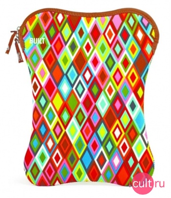 ����������� ����� BUILT Laptop Sleeve 13" French Bull Mosaic ��� �������� 13" E-LS12-FMS