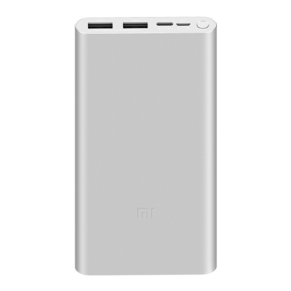   Xiaomi Mi Power Bank 3 10000 18W QC3.0 2.6A/2USB/ 10000mAh Silver  PLM13ZM