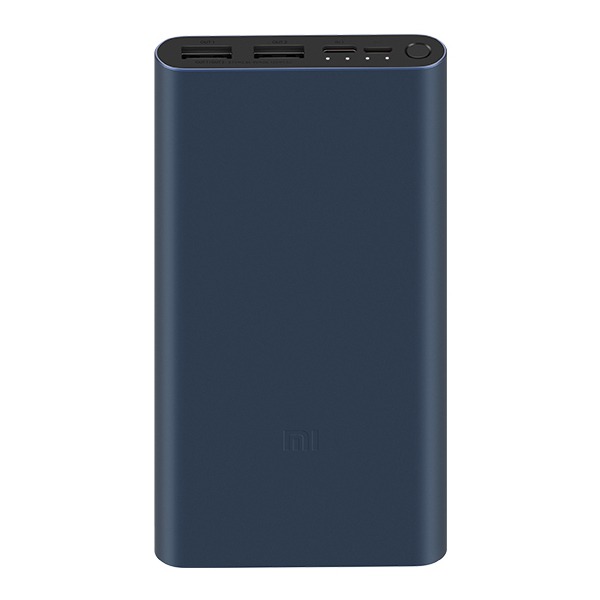   Xiaomi Mi Power Bank 3 10000 18W QC3.0 2.6A/2USB/ 10000mAh Black  PLM13ZM / VXN4274GL