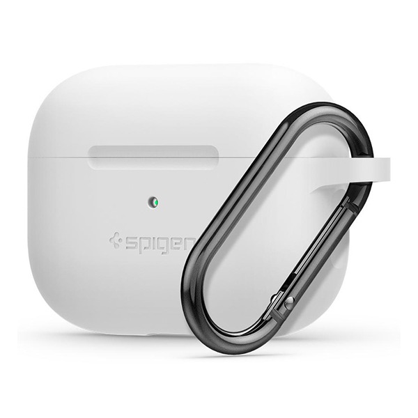   +  Spigen Silicone Fit White  Apple AirPods Pro Case  ASD00534