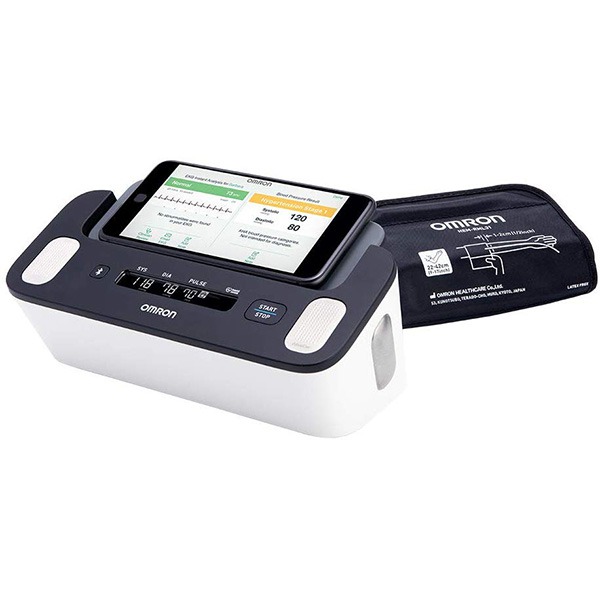   c  Omron Complete Blood Pressure Monitor + EKG / BP7900