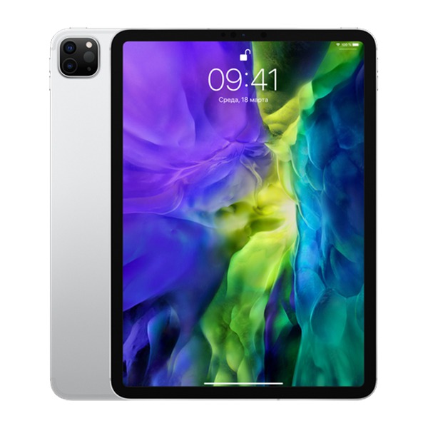   Apple iPad Pro 11&quot; 2020 256GB Wi-Fi + Cellular (4G) Silver  MXEX2