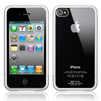  SGP Case Ultra Slider Crystal Series Satin Silver for Apple iPhone 4  SGP06975