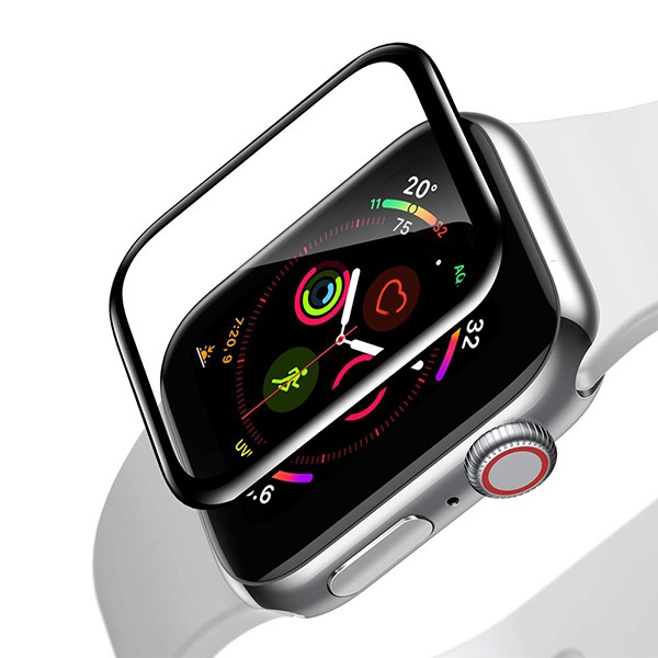   Baseus Full-Screen Curved Tempered Glass 0.2   Apple Watch Series 4 40  / SGAPWA4-G01