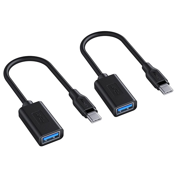   Aukey CB-A26 USB 3.0 to USB-C Adapter 2 . Black 