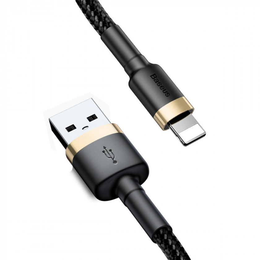   Baseus Cafule USB - Lightning Cable 1  Black/Grey / CALKLF-BV1