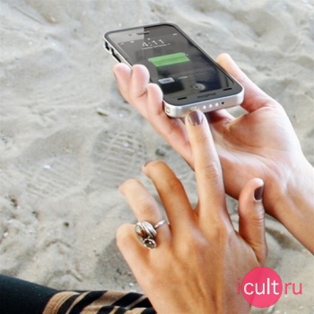 купить чехол со встроенным аккумулятором Mophie Juice Pack Air для iPhone 4 Чехол со встроенным аккумулятором Mophie Juice Pack Air для iPhone 4