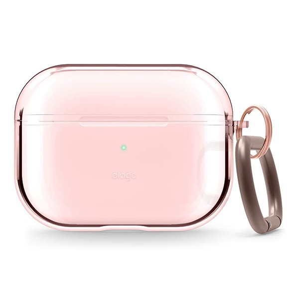  +  Elago Protective Clear Case Lovely Pink  Apple AirPods Pro Case  EAPPCL-HANG-LPK