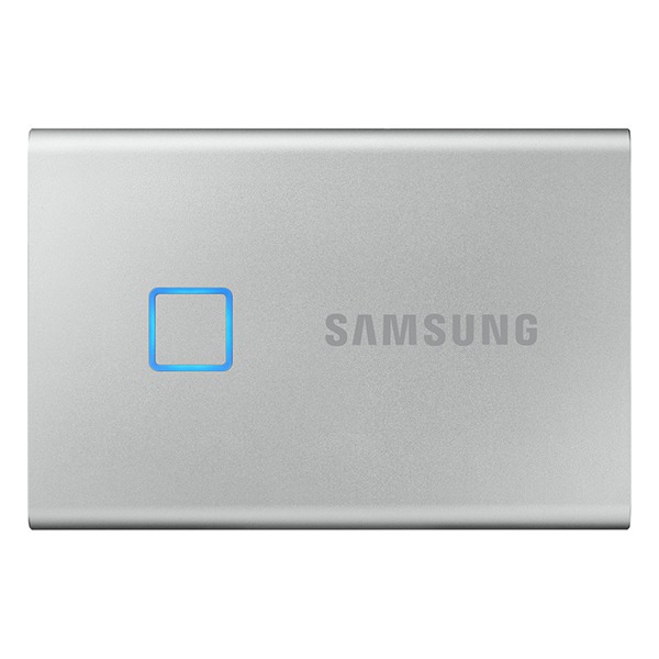  SSD      Samsung T7 Touch USB-C 500GB Silver  MU-PC500S/WW