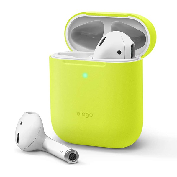    Elago Skinny Case Neon Yellow  Apple AirPods 2 Wireless Charging Case  EAPSK-BA-NYE