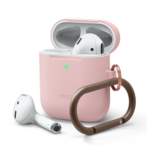   +  Elago Skinny Hang Case Lovely Pink  Apple AirPods 2 Wireless Charging Case  EAPSK-HANG-LPK
