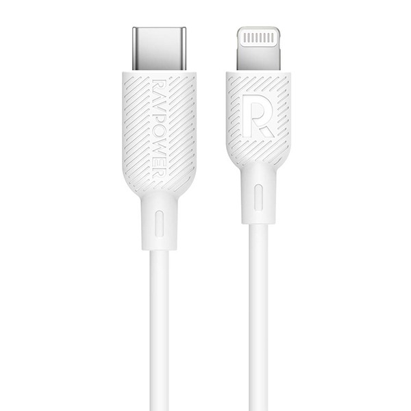  RAVPower MFi USB-C to Lightning Cable 90 . White  RP-CB054