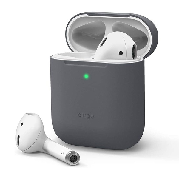   Elago Skinny Case Dark Grey  Apple AirPods 2 Wireless Charging Case - EAPSK-BA-DGY