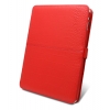 ����� Melkco Leather case for Apple iPad 3G/Wifi- Book Type (Crocodile Print Pattern - Red) APIPADLCBT1RDCR