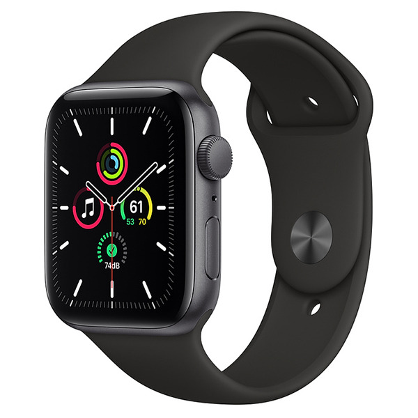 - Apple Watch SE GPS 44mm Aluminum Case with Sport Band Space Gray/Black  / MYDT2