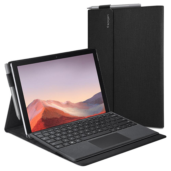 - Spigen Stand Folio Black  Microsoft Surface Pro 6/7  ACS00671