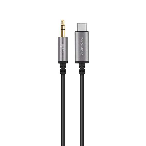  Moshi Integra Aux to USB-C Cable 1,2  Titanium Gray  99MO084004