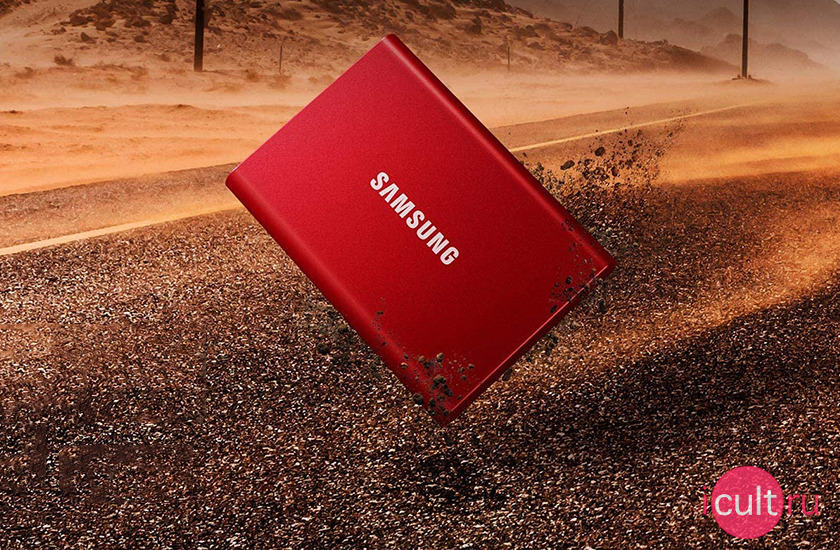 Samsung Portable SSD T7 USB-C 2TB Red