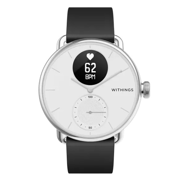 -   Withings ScanWatch 38mm with Silicone Band White 