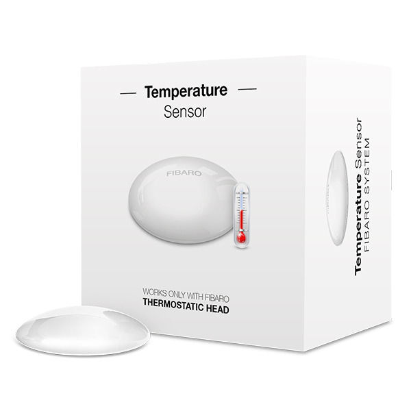   Fibaro Temperature Sensor White  Fibaro Radiator Thermostat  FGBRS-001