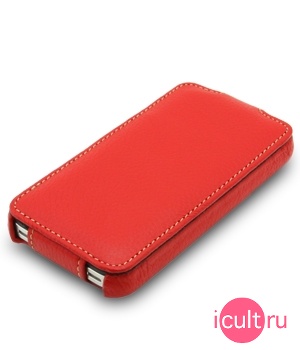  Melkco Leather Case for Apple iPhone 4 - Jacka Type (Red LC) 