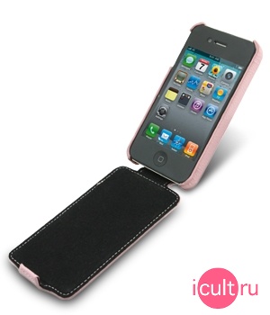  Melkco Leather Case for Apple iPhone 4 - Jacka Type (Pink LC) 