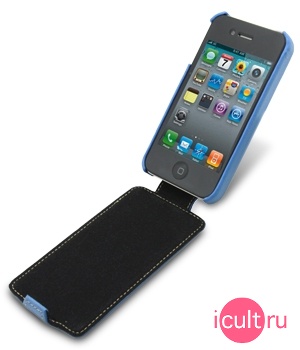 Чехол Melkco Leather Case for Apple iPhone 4 - Jacka Type (Blue LC) голубой Чехол Melkco Leather Case for Apple iPhone 4 - Jacka Type (Blue LC) голубой