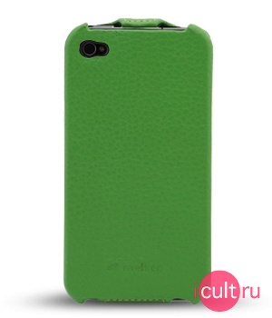  Melkco Leather Case for Apple iPhone 4 - Jacka Type (Green LC) 