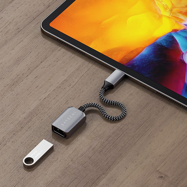  Satechi USB-C TO USB 3.0 Adapter Cable Space Gray - ST-UCATCM