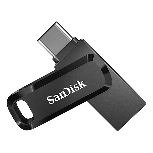USB-C - SanDisk Ultra Dual Drive Go USB Type-C 256GB Black  SDDDC3-256G-G46