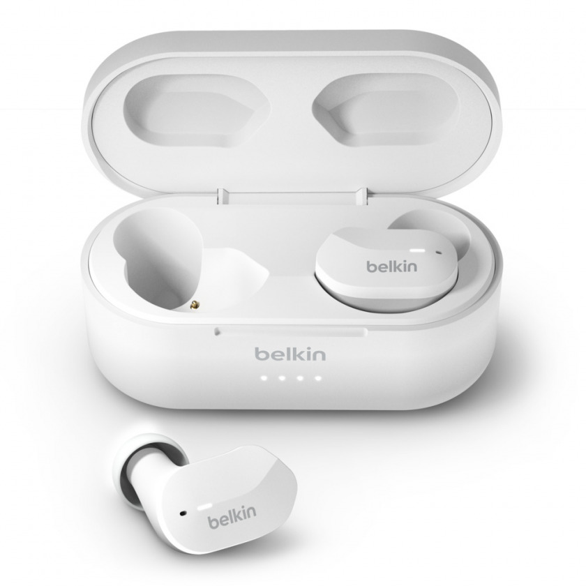   - Belkin SoundForm True Wireless Earbuds White  AUC001btWH