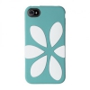 ���������� ����� Agent18 FlowerVest Silicone Case for iPhone  4 (Turquiose / White) ���������/����� IPFV4/DW