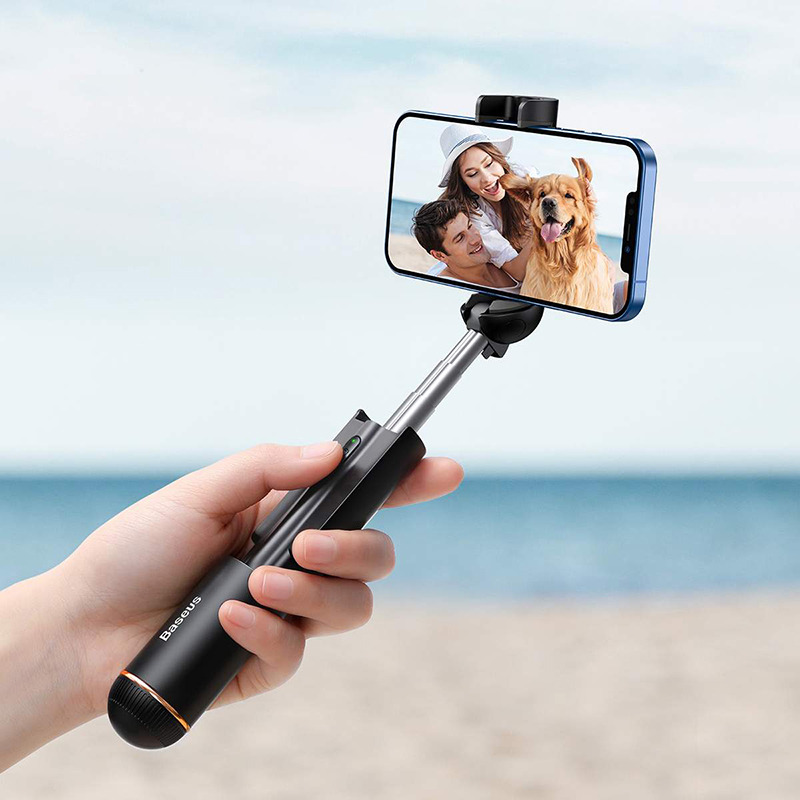    Bluetooth  Baseus Ultra Mini Bluetooth Folding Selfie Stick 15-67,5 . Black  SUDYZP-G01