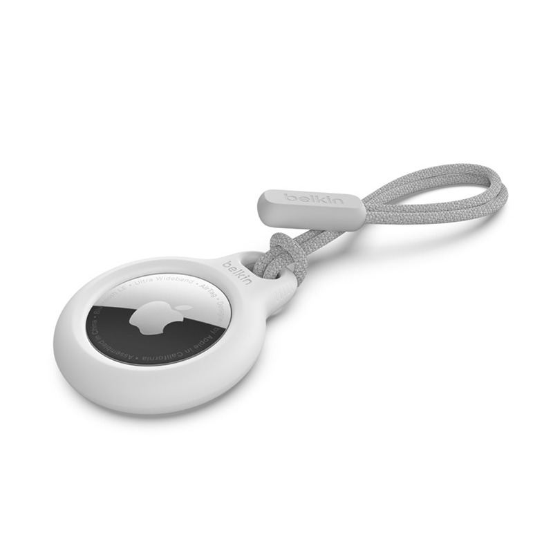    Belkin Secure Holder with Strap White  Apple AirTag  F8W974btWHT