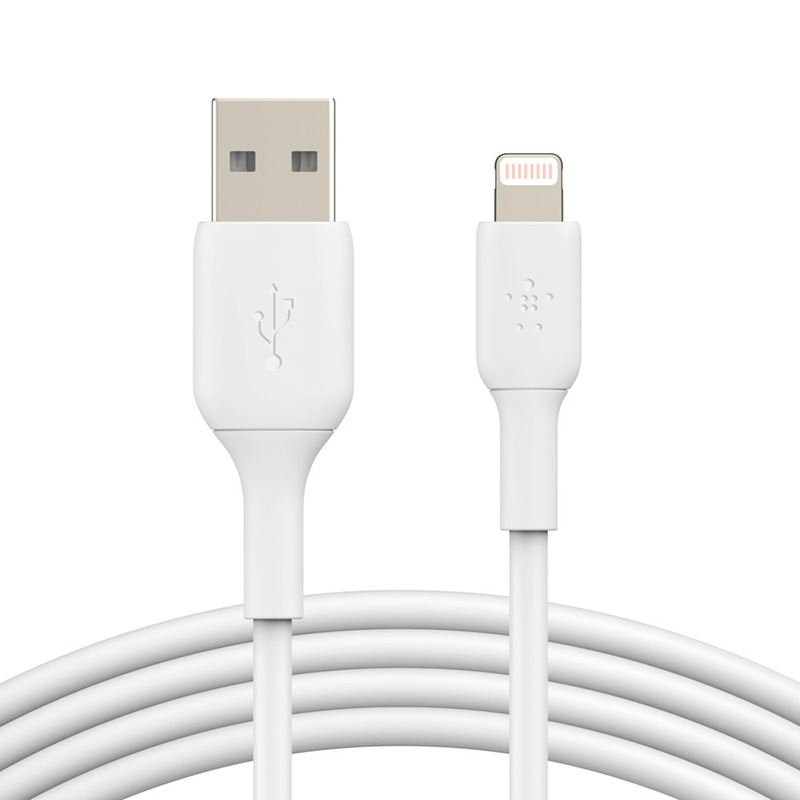  Belkin BOOST CHARGE Lightning to USB-A Cable 1  White  CAA001bt1MWH