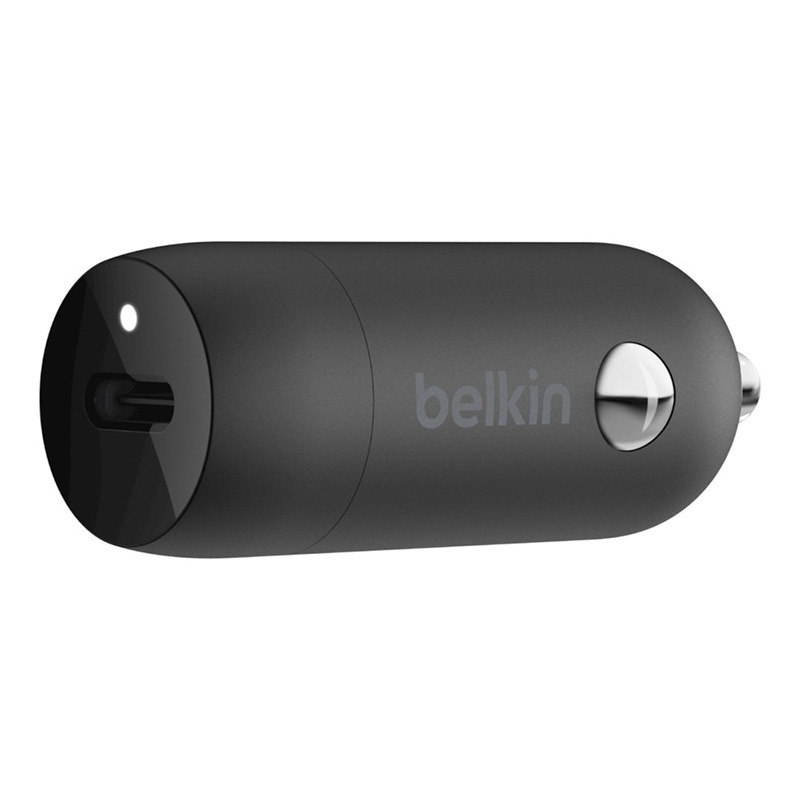  Belkin 18W USB-C PD Car Charger 1USB- Black  F7U099BTBLK