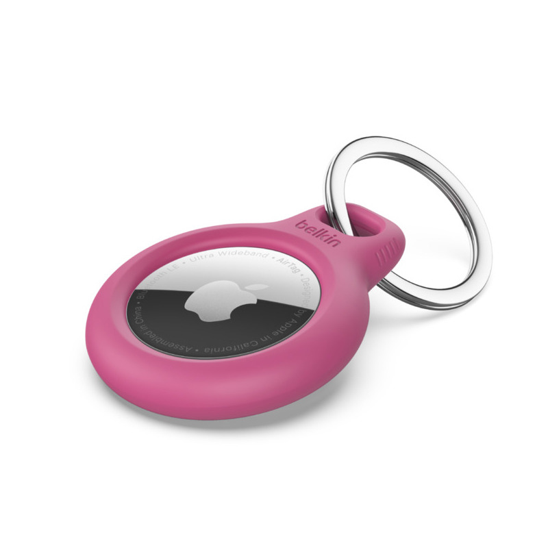    Belkin Secure Holder with Key Ring Pink  Apple AirTag  F8W973btPNK