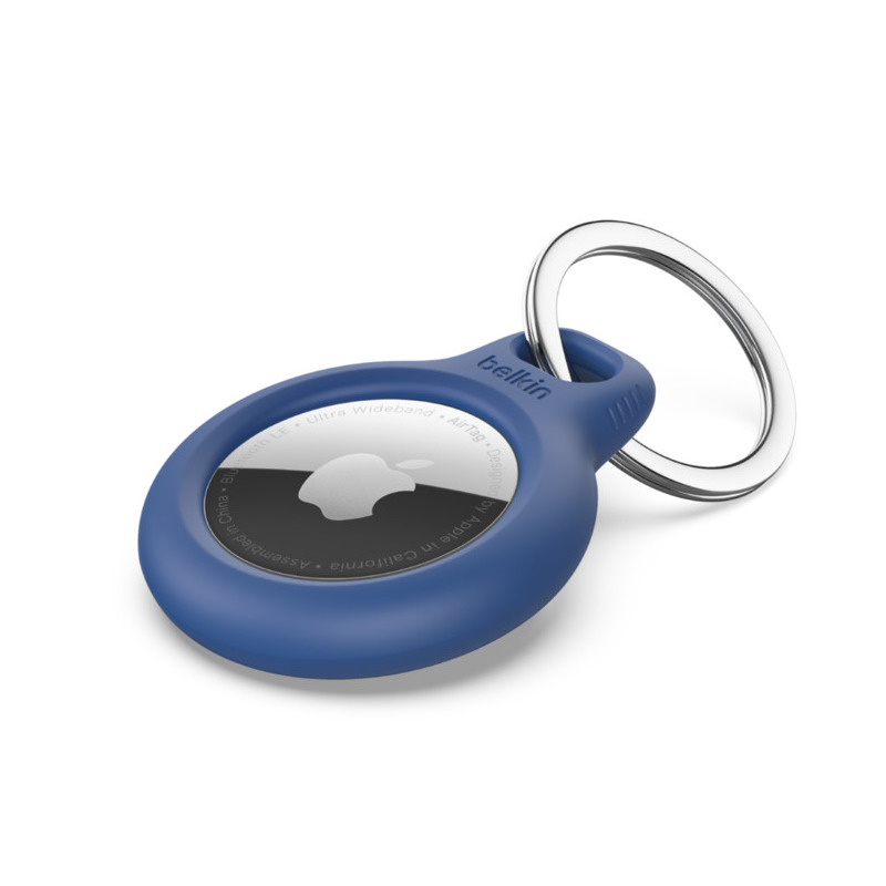    Belkin Secure Holder with Key Ring Blue  Apple AirTag  F8W973btBLU