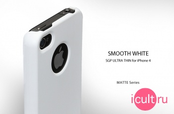  SGP iPhone 4 Case Ultra Thin Matte Series White 