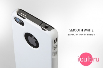  SGP iPhone 4 Case Ultra Thin Matte Series White 